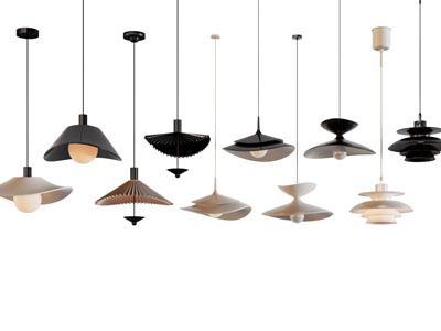 现代垂线单头吊灯