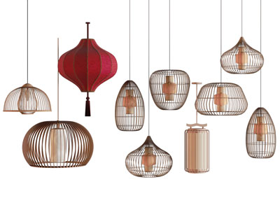 新中式灯笼吊灯