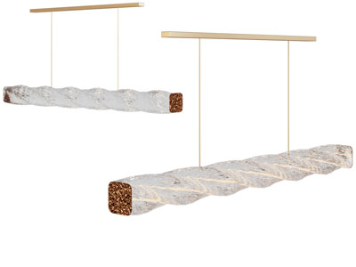 现代轻奢水晶棒状吊灯