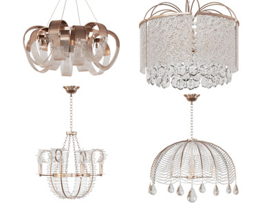 现代水晶吊坠吊灯