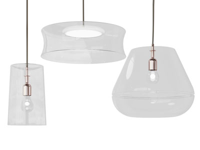 现代玻璃灯罩吊灯