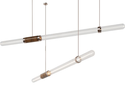 现代轻奢玻璃管吊灯