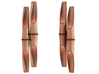 新中式竹节壁灯