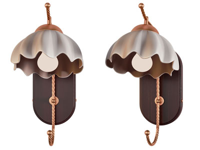 现代轻奢花朵壁灯