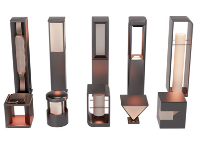 新中式地灯 装饰灯 草坪灯