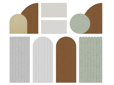 现代软包墙饰 护墙板 吸音板