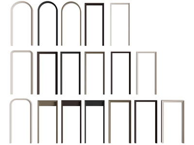 现代拱形 方形门套 垭口3d模型 现代拱形 方形门套 垭口
