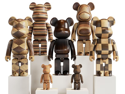 现代暴力熊雕塑雕刻摆件组合