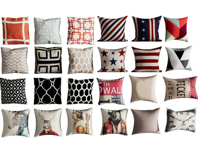 新中式方形靠垫抱枕