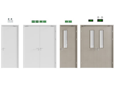 现代双开门 单扇平开门 消防门 防火门