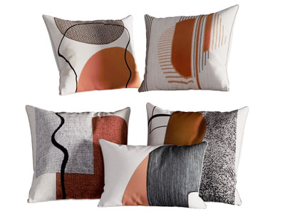 现代方形靠垫抱枕