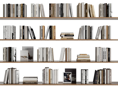 现代书籍 书本 摆件组合