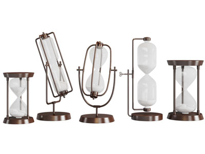 现代沙漏摆件组合