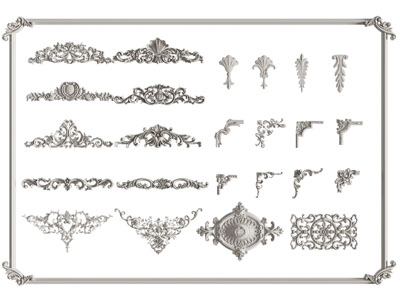 欧式雕花装饰构件