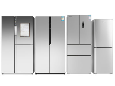 现代电冰箱3d模型 现代电冰箱