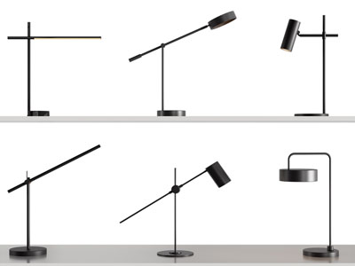 现代金属台灯