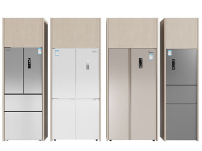 现代电冰箱3d模型 现代电冰箱