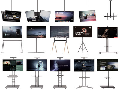 现代支架电视机3d模型 现代支架电视机