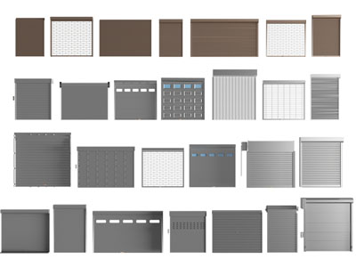 现代卷闸门 防盗门 大门