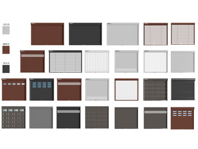 现代卷闸门 防盗门 大门