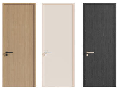 现代实木单扇平开门