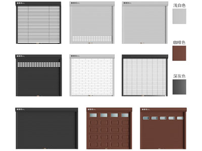 现代卷闸门 防盗门 大门