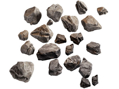 现代石头 岩石 景观石