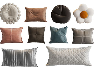 现代花朵 方形 长方形靠垫抱枕