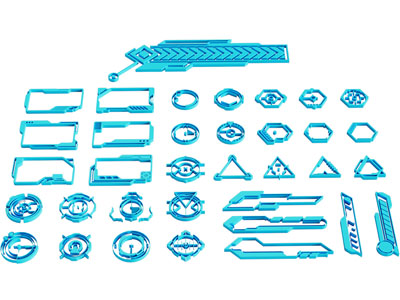现代科技元素墙饰挂件