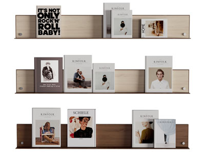 现代墙面装饰架 书本摆件组合