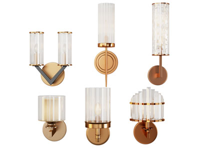 现代玻璃灯罩壁灯