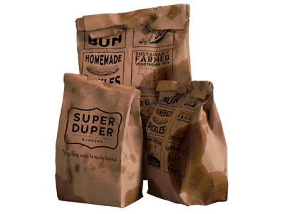 现代牛皮纸袋 食品包装