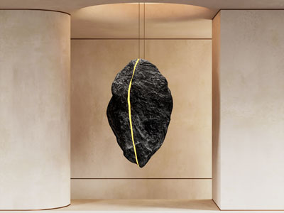 现代石头雕塑雕刻 发光石3d模型 现代石头雕塑雕刻 发光石