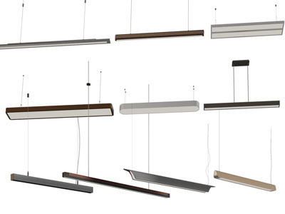 现代办公一字吊灯