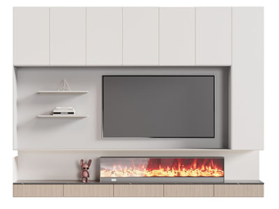 现代装饰壁炉火炉的背景墙3d模型 现代装饰壁炉火炉的背景墙