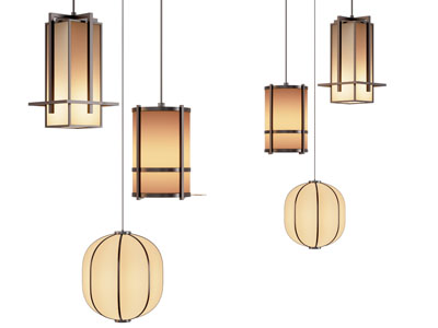 新中式垂线单头吊灯
