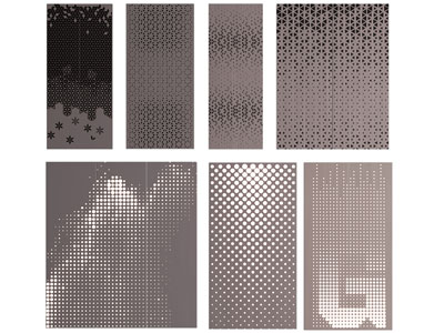 现代穿孔板 透光板 护墙板 装饰板