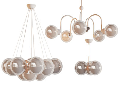 现代球灯罩吊灯