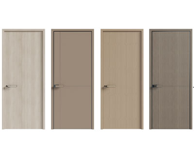 现代木门 平开门