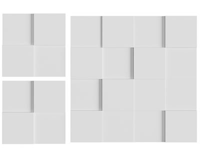 现代几何立体装饰背景墙3d模型 现代几何立体装饰背景墙