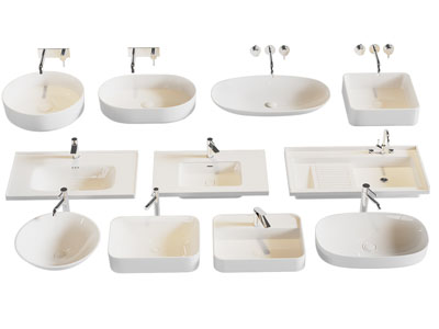 现代圆形 椭圆形洗手盆