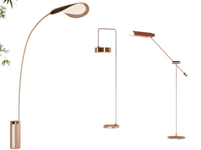 现代轻奢落地灯