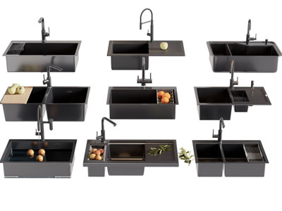 现代金属洗菜盆 水槽