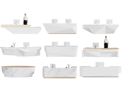 现代前台接待台