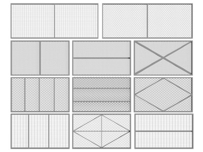 工业风loft金属铁丝网 隔断3d模型 工业风loft金属铁丝网 隔断