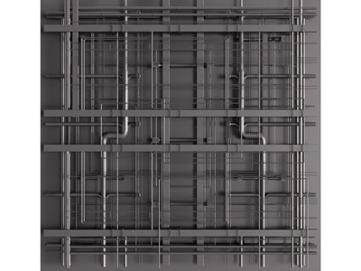 现代管道天花吊顶