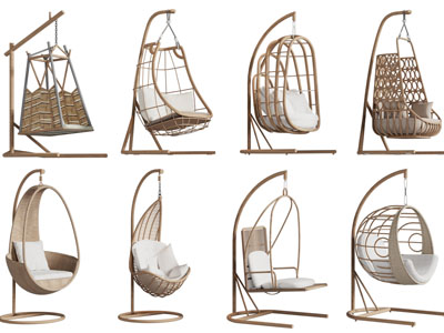 北欧藤编吊椅 休闲椅子