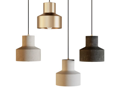 现代单头垂线吊灯