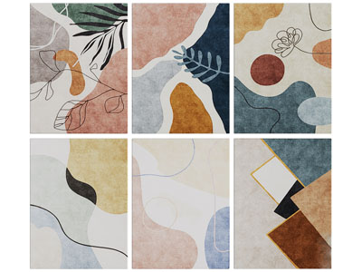 现代长方形地毯