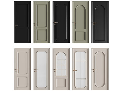 法式实木门 平开门